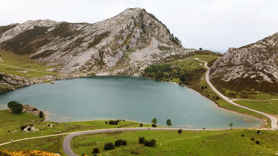 Lake Enol. Covadonga, Asturias