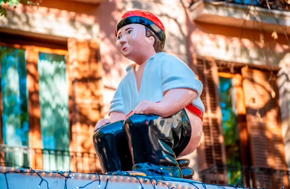 Christmas Caganer Statue