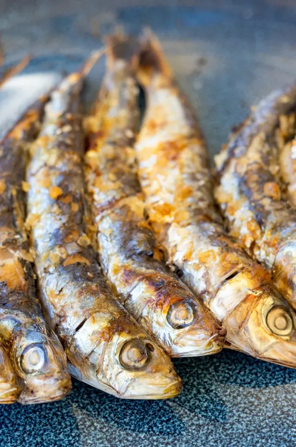 Fried boquerones