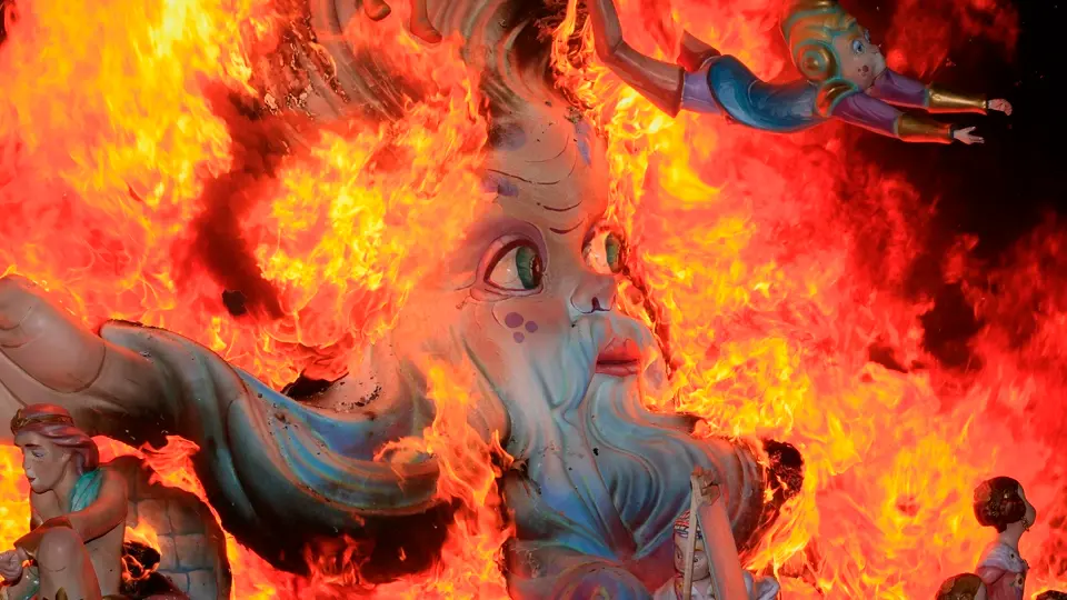 Cremá fallas. Valencia