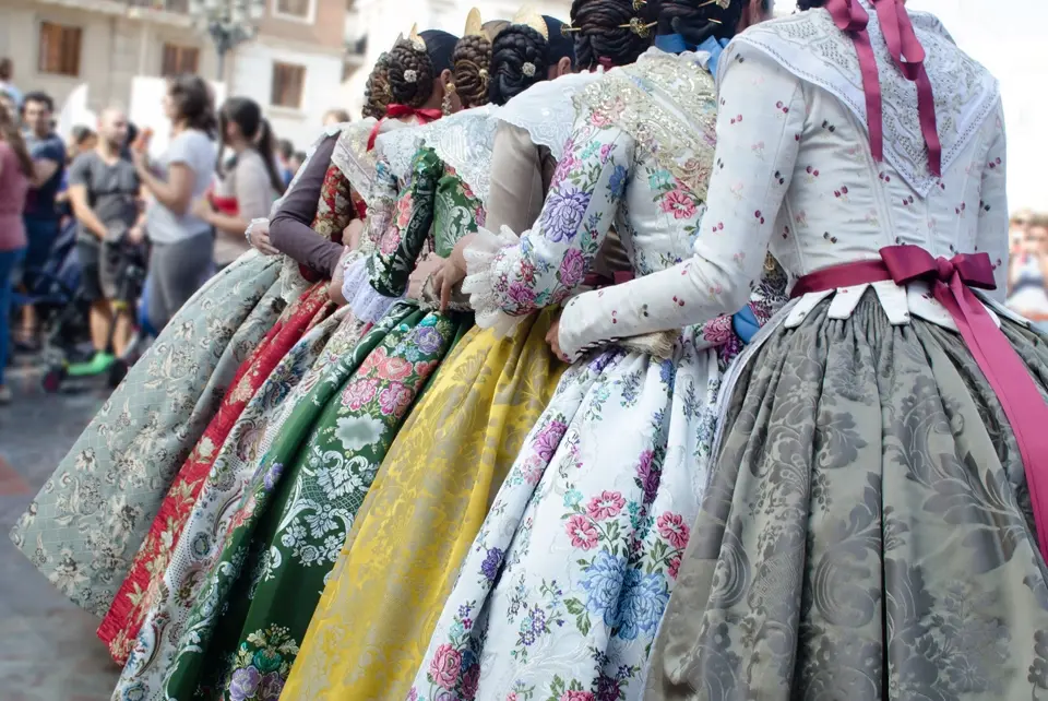 Falleras dress. Valencia