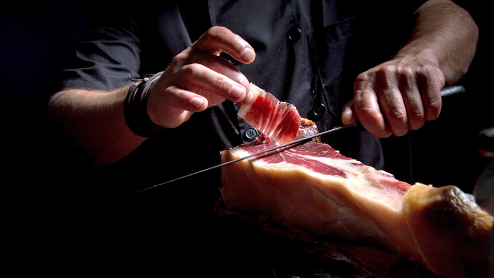 Spanish cured ham: Jamon Iberico
