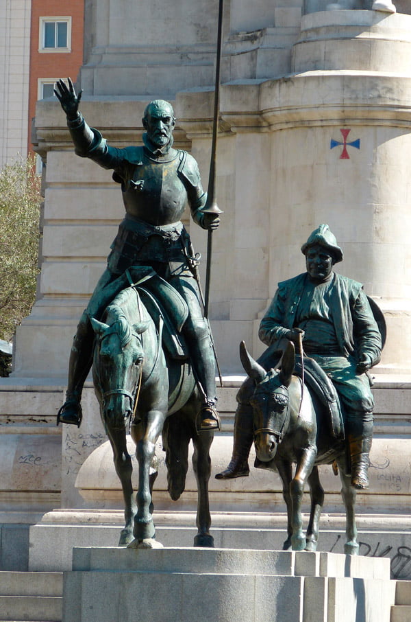 Monument to Don Quixote - Plaza España-Madrid