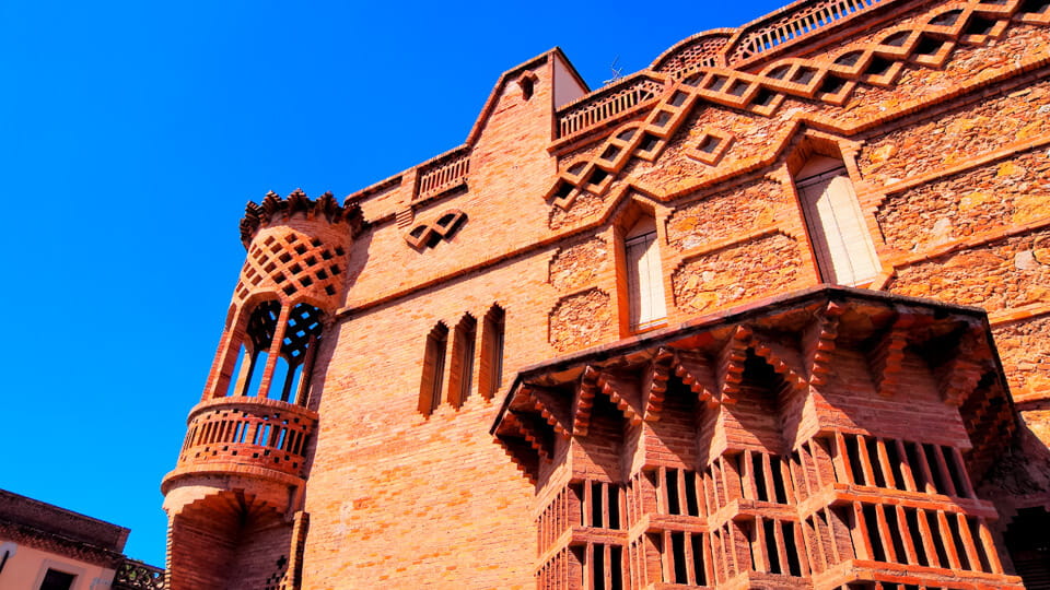 Espinal house in Colonia Guell, Barcelona, Catalonia, Spain.