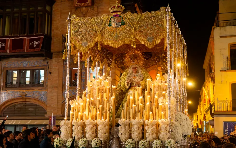 Macarena in the madrugá of Sevilla