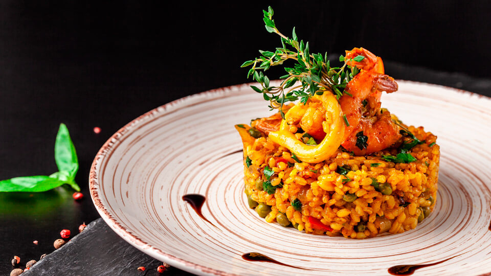 Paella, typical dish of Spain