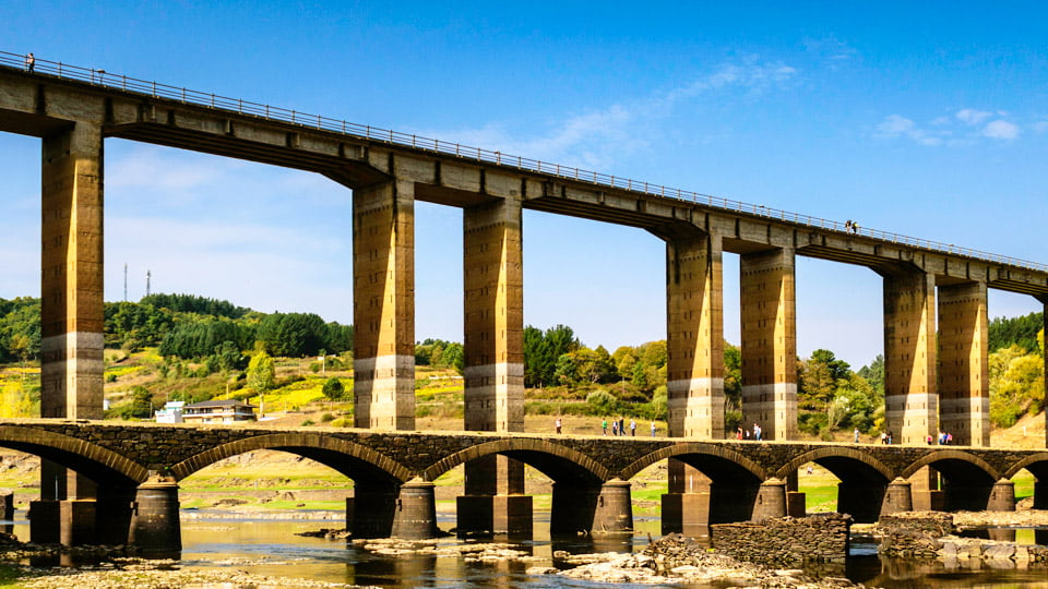 Portomarin bridge – Spain Portomarin bridge - Spain