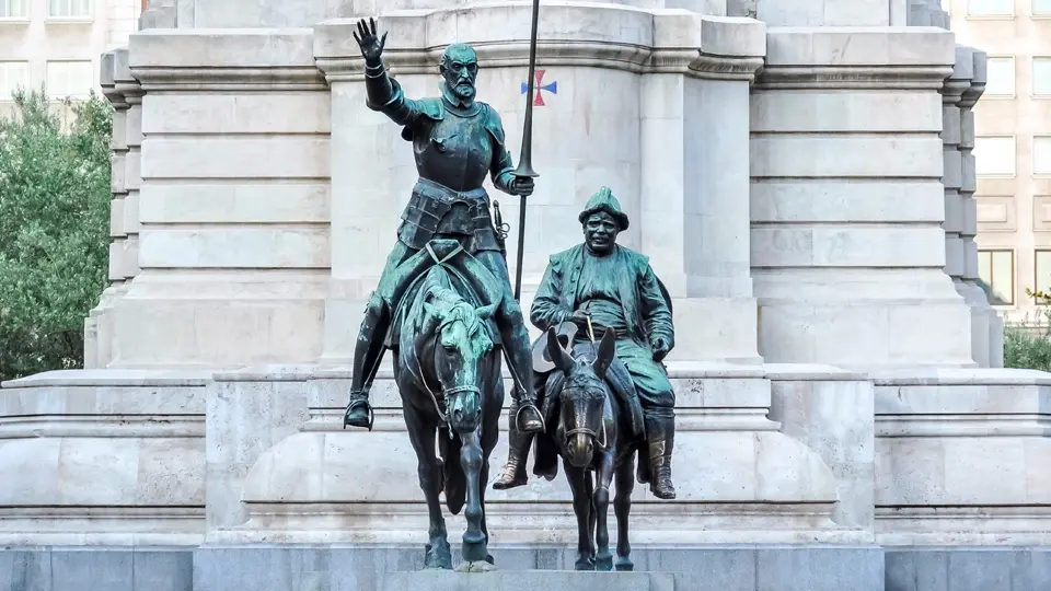 Monument to Don Quixote. Plaza España (Madrid)