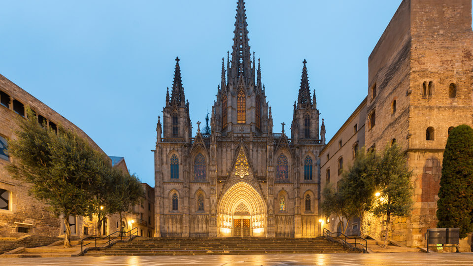 The Gothic Cathedral, Barcelona (Spain)