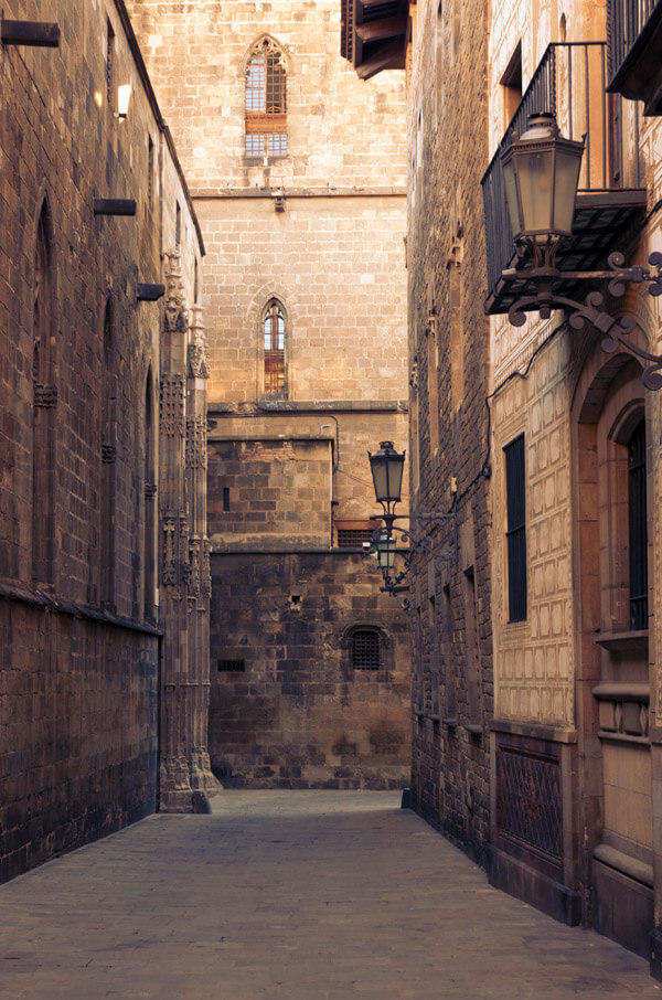 The Gothic Quarter, Barcelona (Spain)