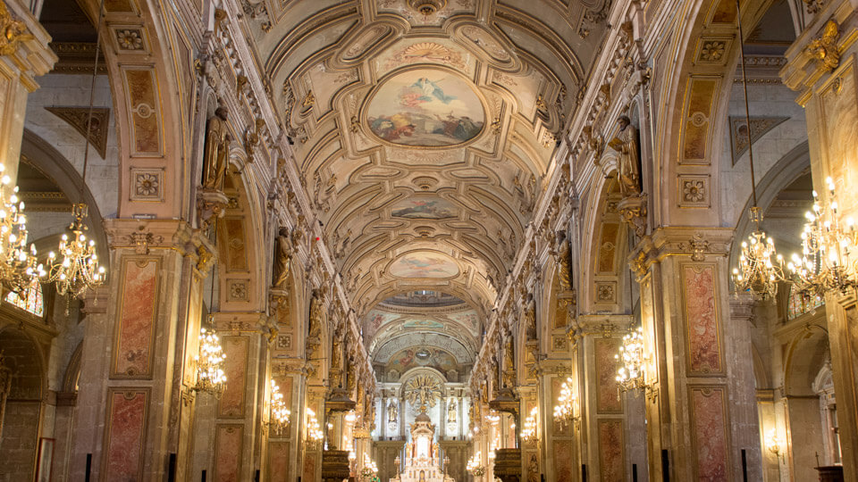 St James Cathedral in Santiago de Compostela, Spain