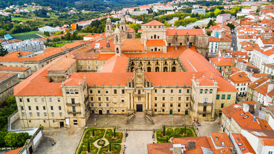 Monastery of San Martino Pinario in Santiago de Compostela, Spain