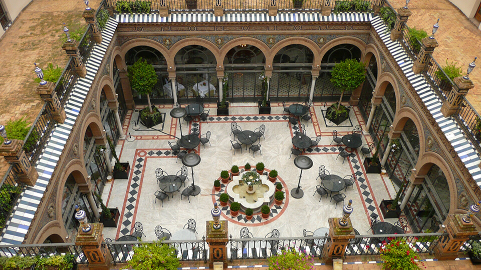 Hotel Alfonso XIII in Seville, Spain