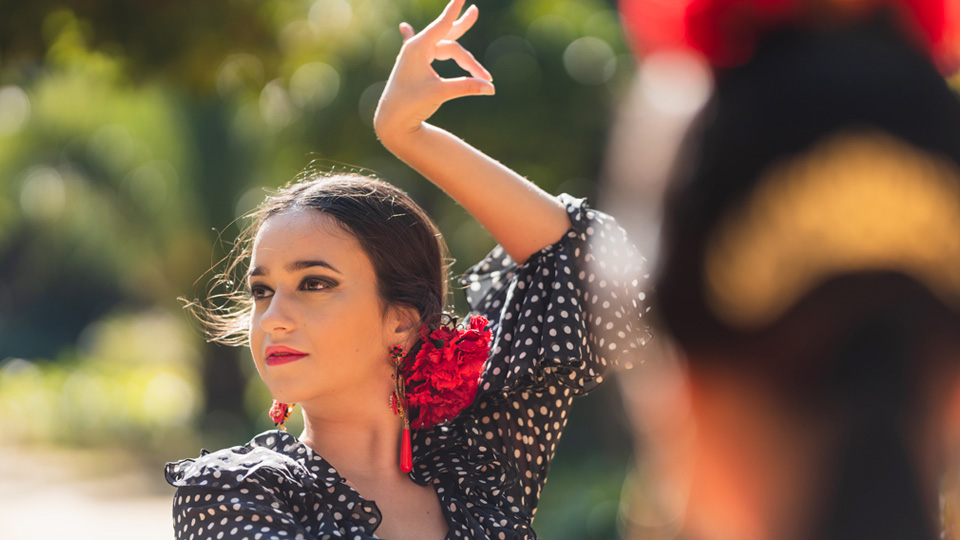 Spanish flamenco dance in Seville, Spain