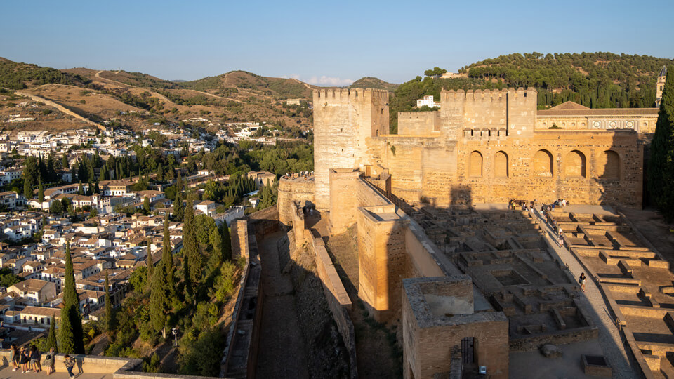 Alcazaba in Granada, Spain