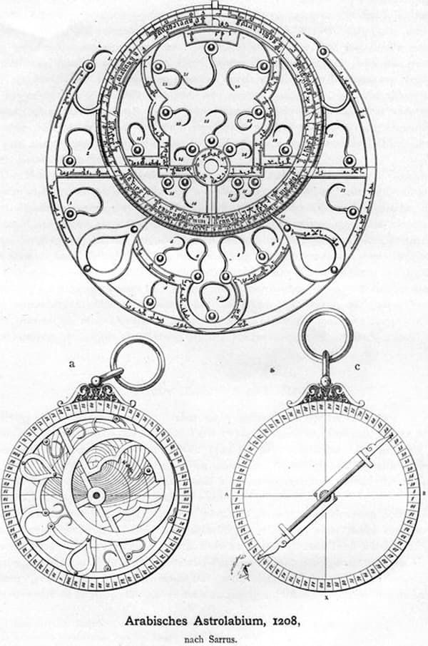 Astrolabe parts