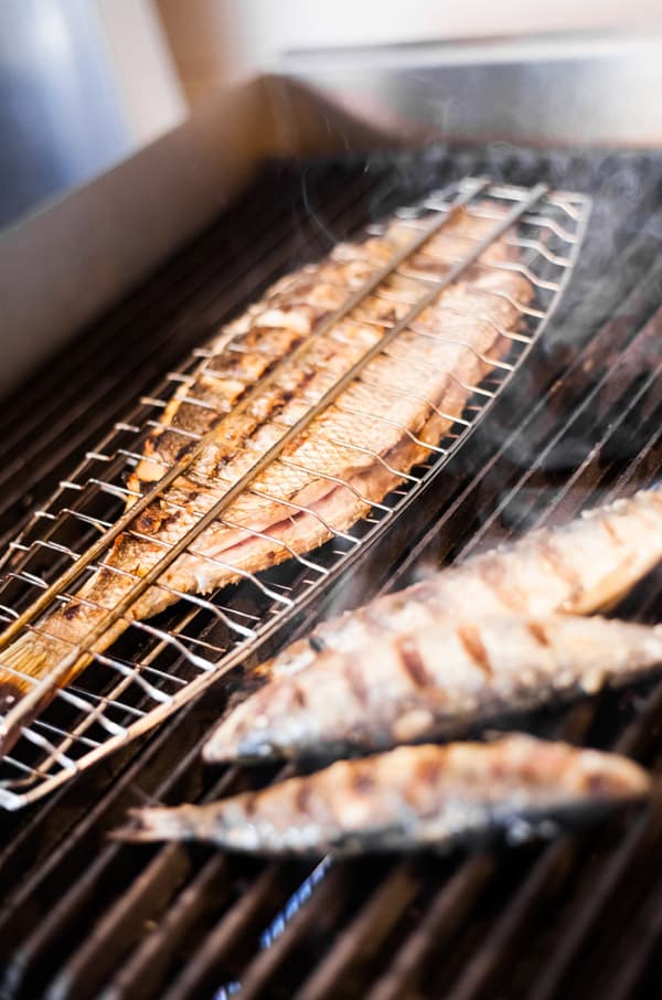 Fish on the grill
