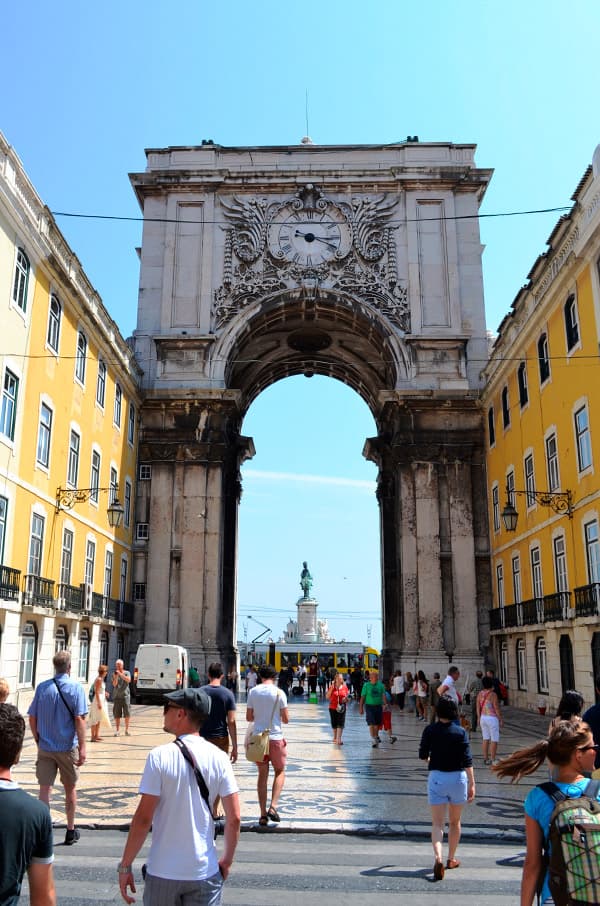 Rua Augusta Arch. Lisbon