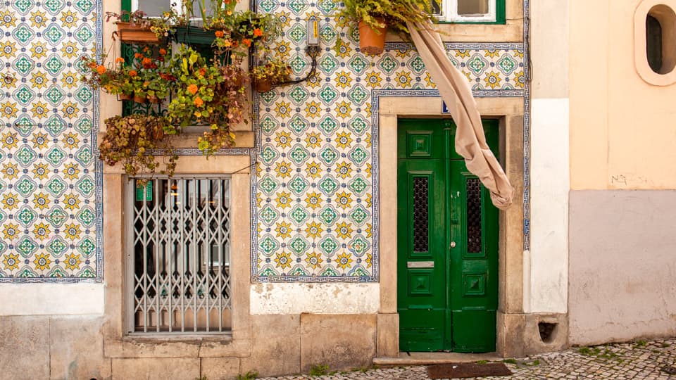 Traditional house in Lisbon