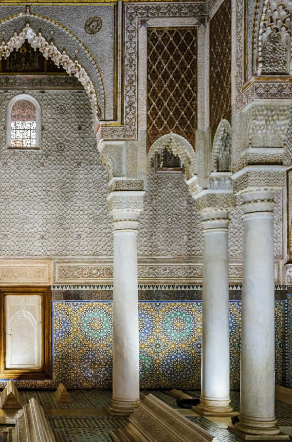Saadian tombs Marrakech