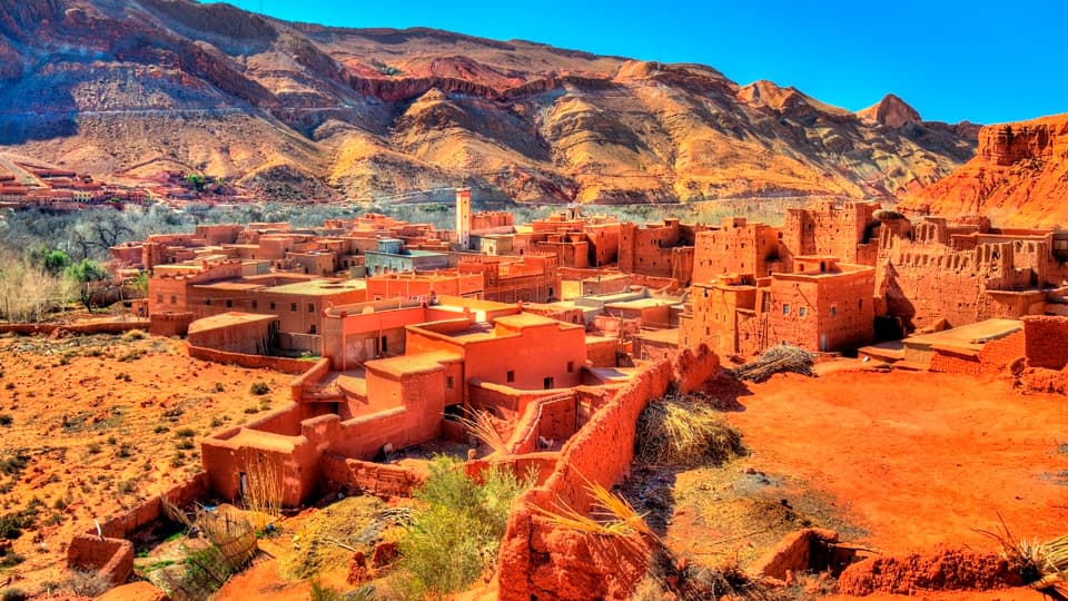 Valley of the Roses in Morocco