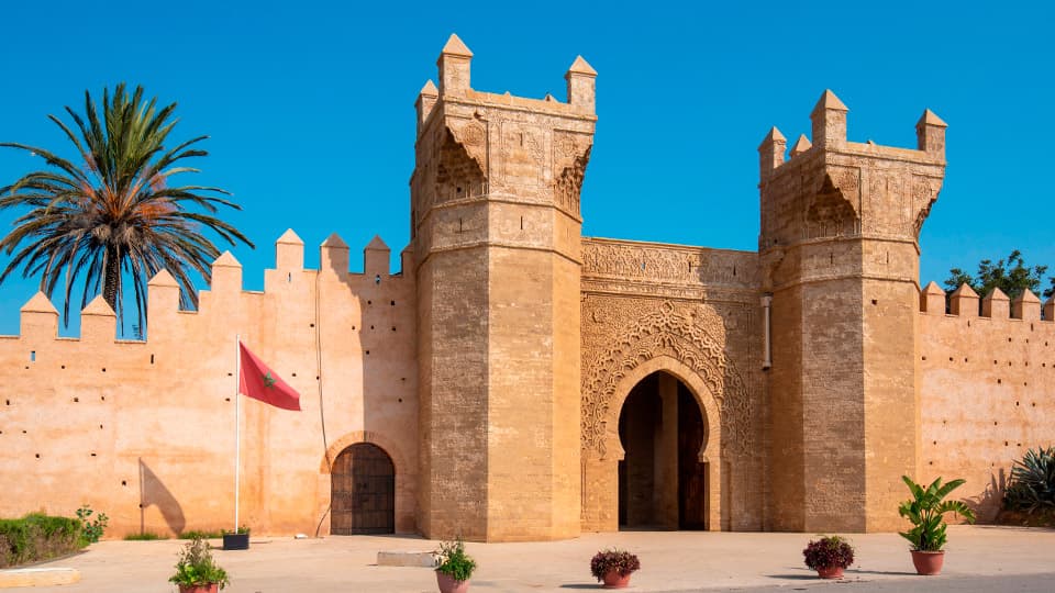 Chellah Bab zaer gate. Rabat