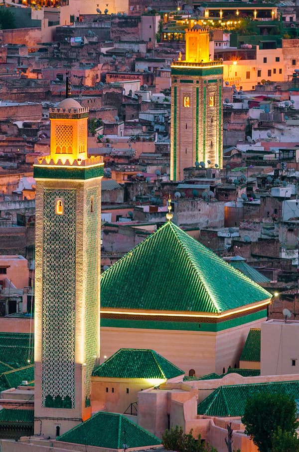 Medina of Fez from Bab Guissa gate