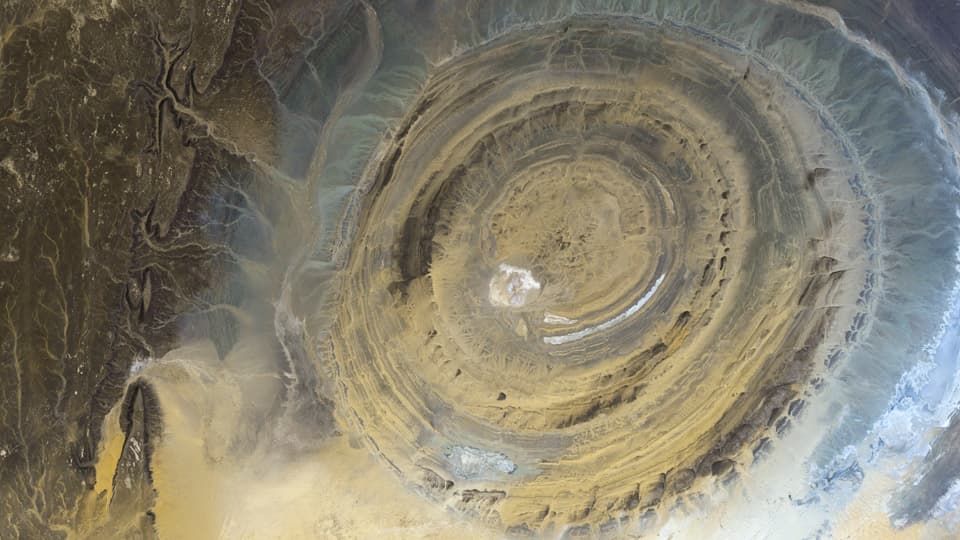 Richat Structure. The Eye of the Sahara