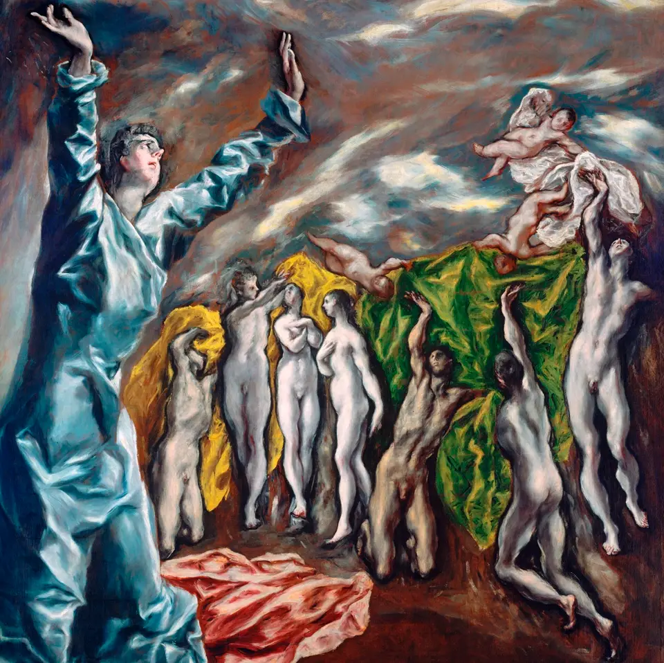 The Vision of Saint John - El Greco