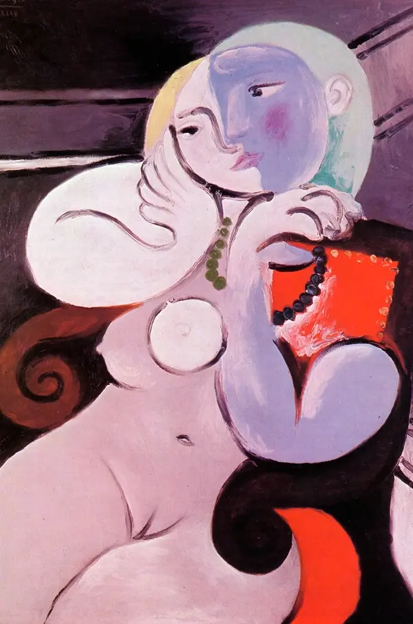 Nude Woman in a Red Armchair 1932 by Pablo Picasso