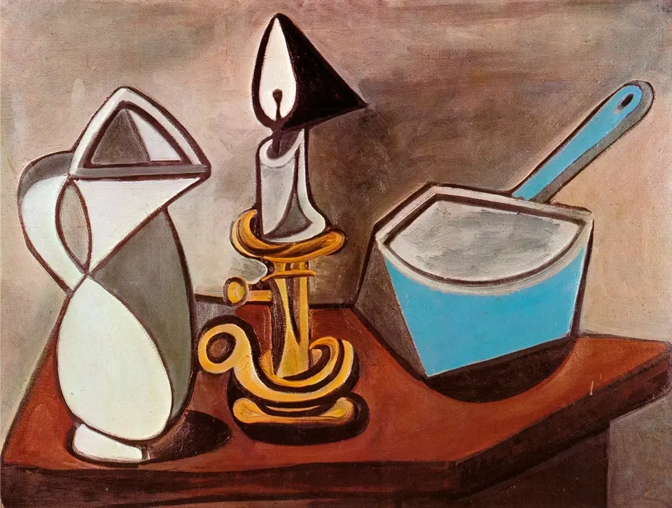 Pablo Picasso Pitcher Candle and Casserole 1945. Picasso