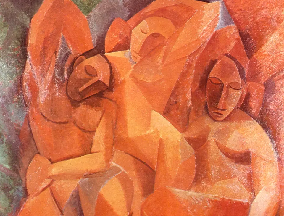 Pablo Picasso Three Women 1907-8