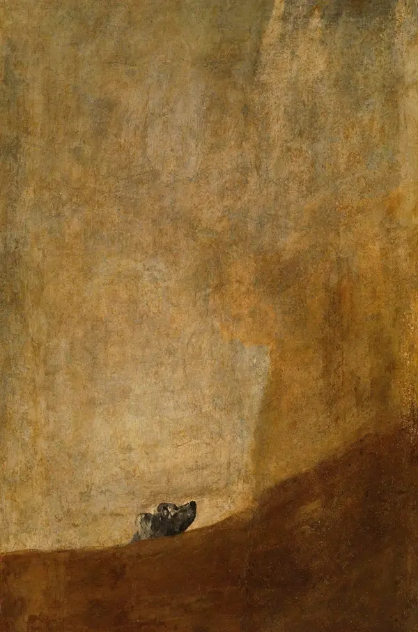 The Dog. Goya