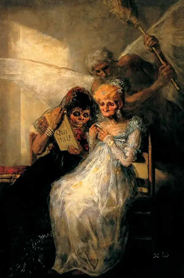 Time and old women. Goya