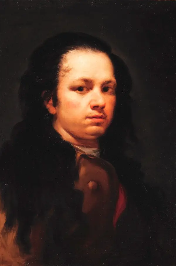 Goya self portrait (1771-75)