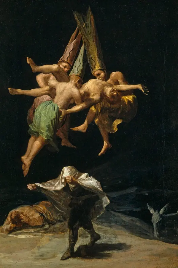 Witches' Flight. Goya