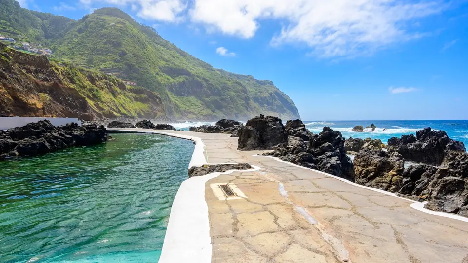 Porto Moniz Natural Swimming Pools. Madeira