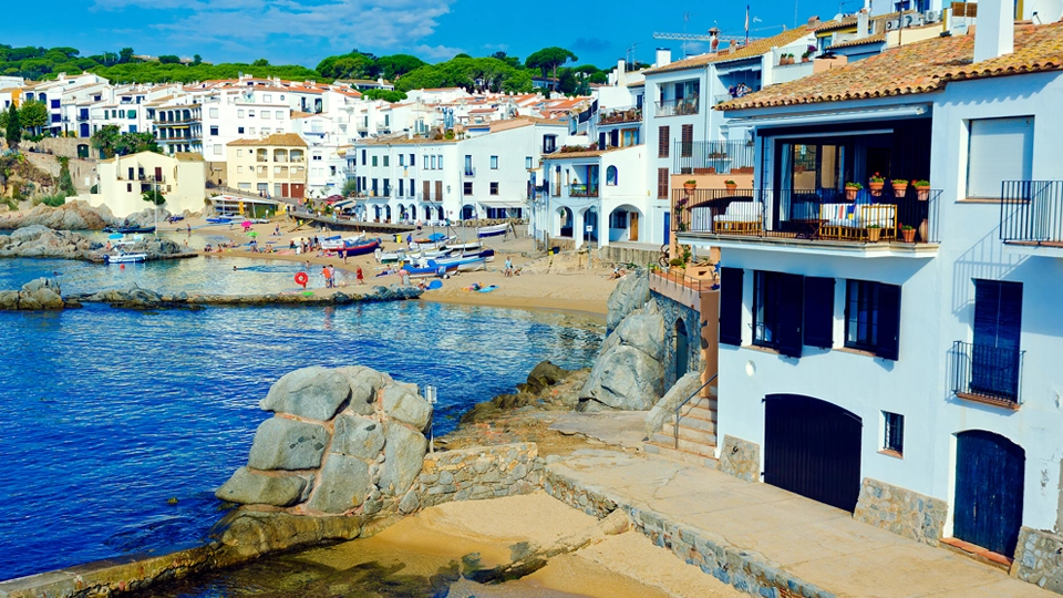 Calella de Palafrugell in Girona (Spain)