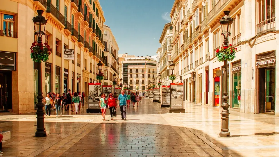 Calle Marqués de Larios. Malaga