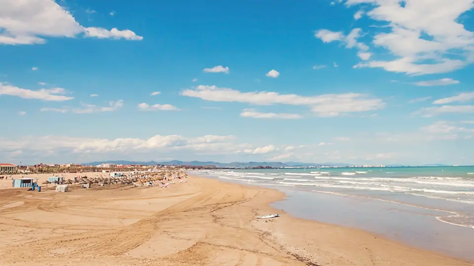 Malvarrosa beach. Valencia