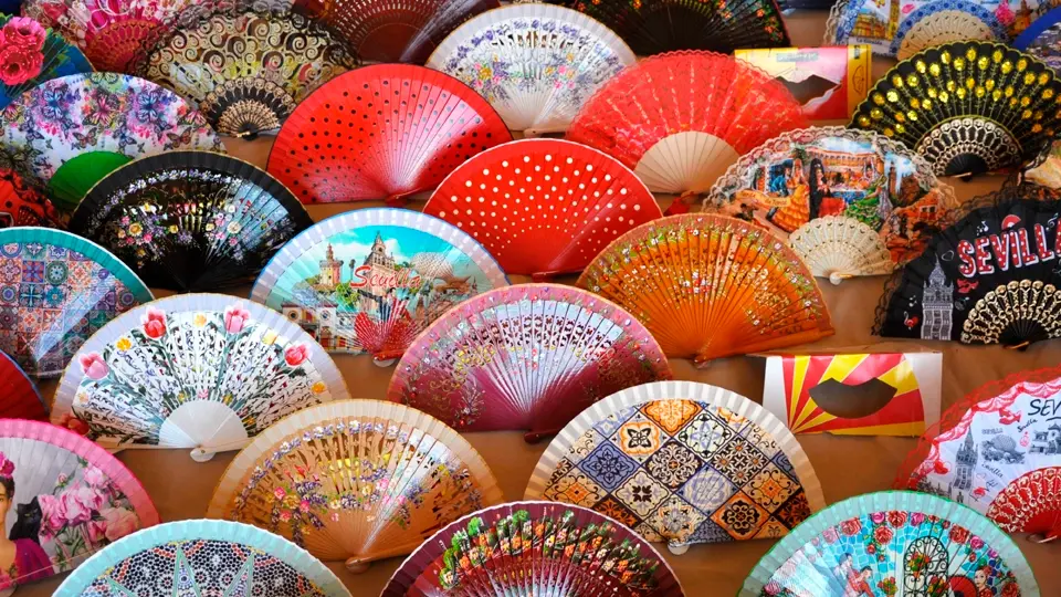 Fans at the Seville fair