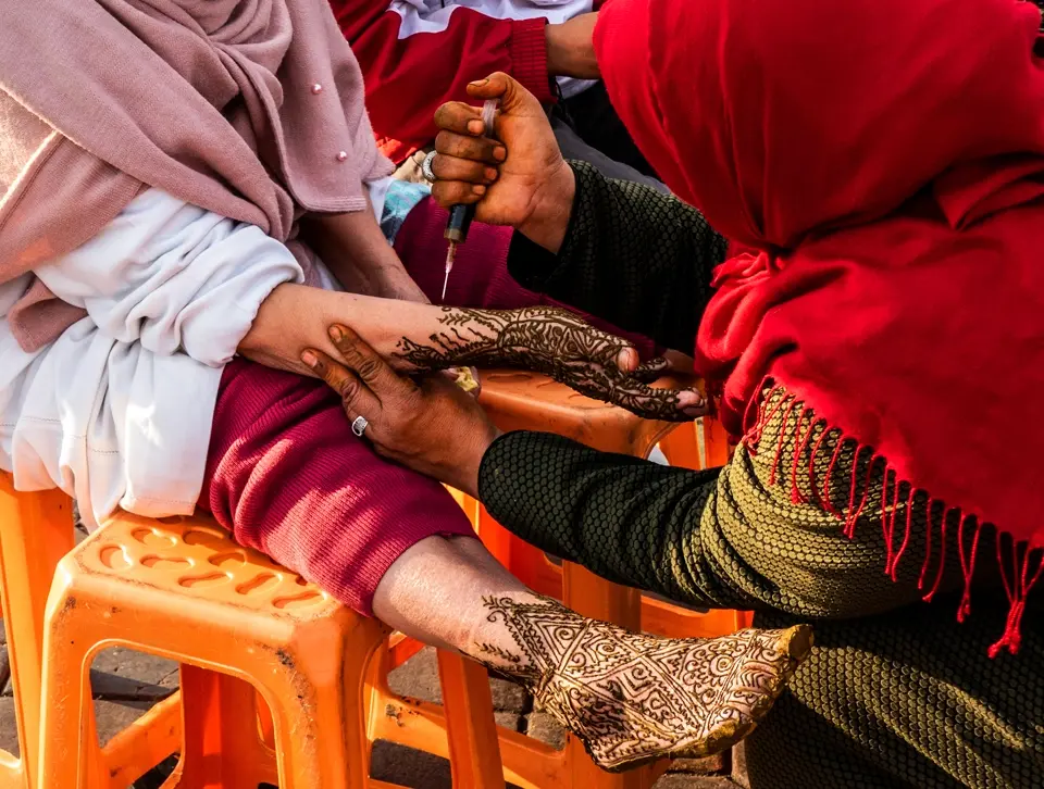Henna. Morocco