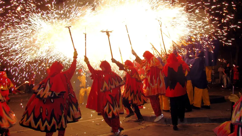 Correfoc (fire runs)