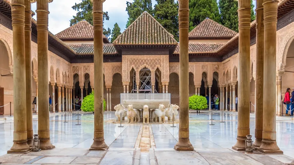 Courtyard of the lions. Alhambra