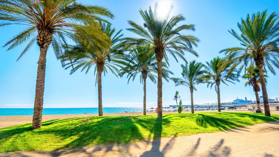 Malagueta beach in Málaga