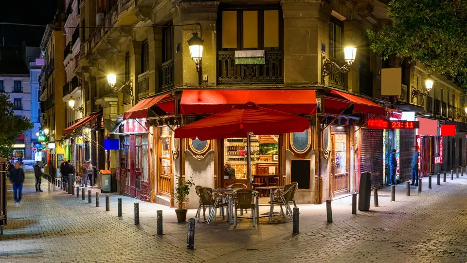 Old street in Madrid