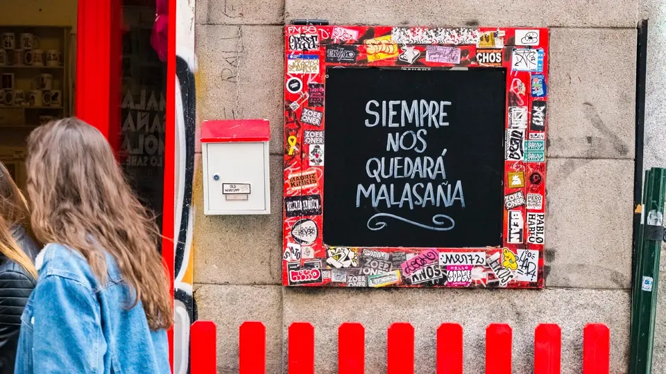 Malasaña neighborhood. Madrid Malasaña neighborhood. Madrid