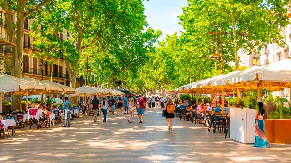 Las Ramblas. Barcelona Las Ramblas. Barcelona