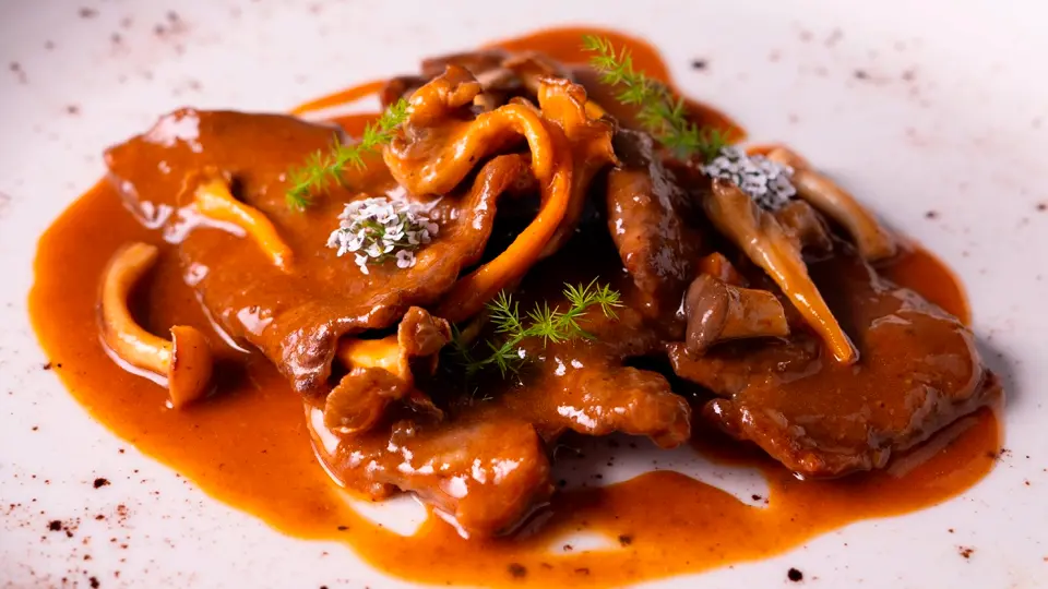 Fricando traditional tapa. Barcelona Fricando traditional tapa. Barcelona