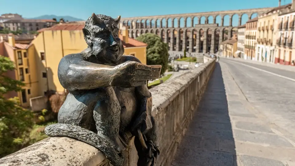 Statue of Devil. Segovia